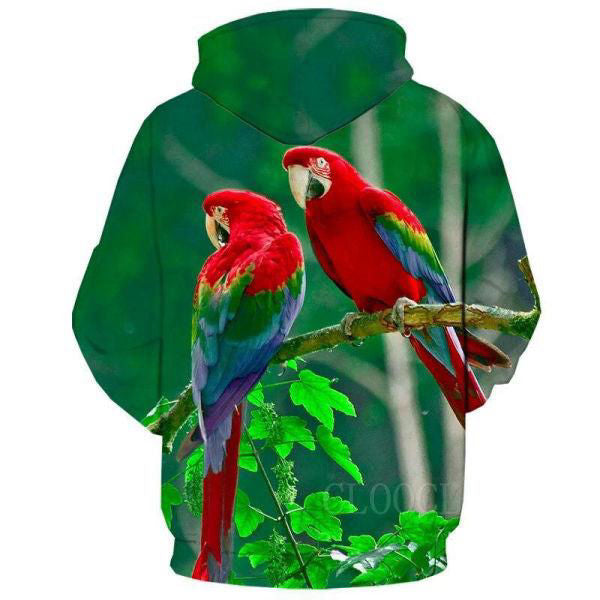 Sweat Perroquet<br> Aras Perchés