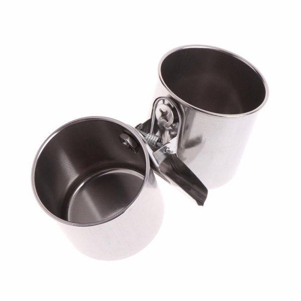 Mangeoire Inox pour Perroquet | Perroquet-Royal