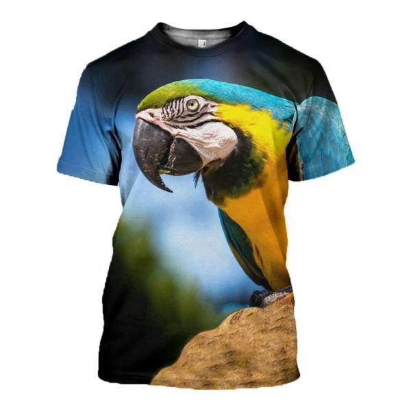T-Shirt Homme avec Perroquet | Perroquet-Royal
