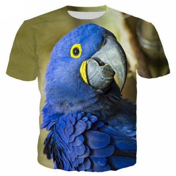 T-Shirt Perroquet Ara Hyacinthe | Perroquet-Royal