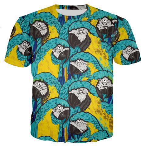 T-Shirt Perroquet Ara Partout | Perroquet-Royal