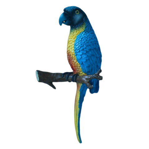 Statue Perroquet<br> Micheline sur sa Branche