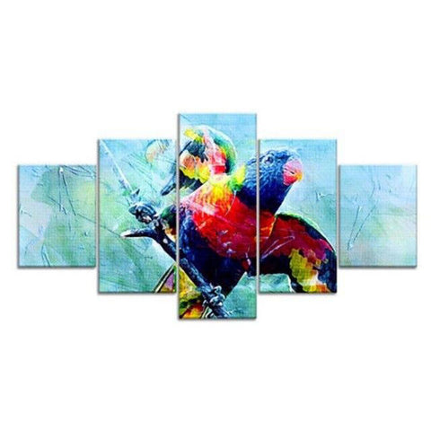 Tableau Perroquet<br> Lori Arc-en-Ciel