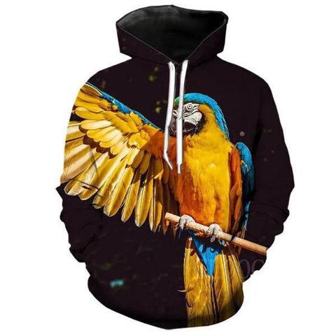 Sweat Perroquet Jaune | Perroquet-Royal